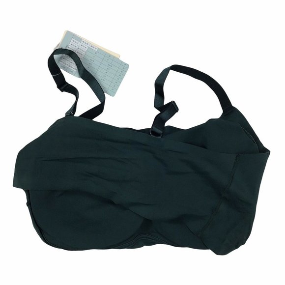 TRUE & CO True Body Lift Scoop Adjustable Strap Bra Full Cup Forest Green Large - Picture 4 of 5